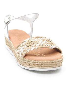 Sandalia Sandals 5111 blanco/beige para mujer