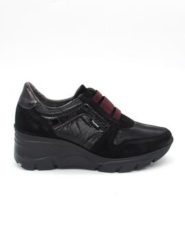 Zapato Fluchos F1509 negro elástico para mujer
