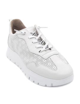 Zapato Deportivo Wonders A-2440 blanco para mujer