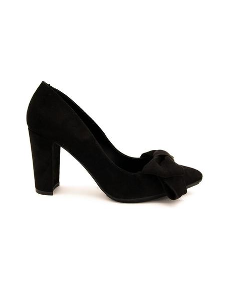 Zapatos ante negro online mujer