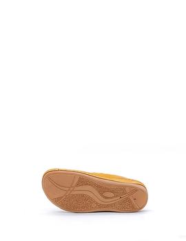 Sandalia Fly Soft 8800 camel cuña para mujer