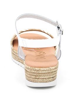 Sandalia Sandals 5111 blanco/beige para mujer