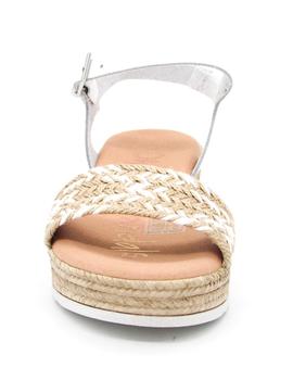 Sandalia Sandals 5111 blanco/beige para mujer