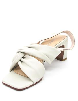 Sandalia Shemerry SS22019 blanco para mujer