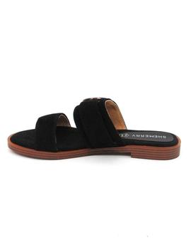 Sandalia Shemerry SS22002 negro para mujer