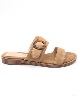 Sandalia Shemerry SS22002 beige para mujer