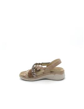 Sandalia Leyland 3315 beige/oro para mujer