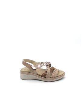 Sandalia Leyland 3315 beige/oro para mujer