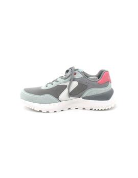 Deportivas Skechers Fury Llace Low gris/mult. muje