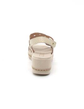 Sandalia Giorda 25102 beige para mujer