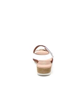 Sandalia Oh My Sandals 5528 blanco/beige para muje