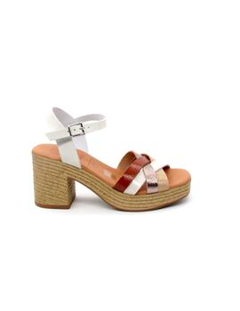 Sandalia Oh My Sandals 5469 hielo/tabaco para muje