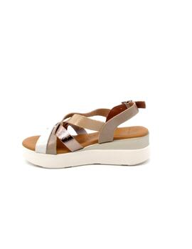 Sandalia Oh My Sandals 5418 taupe combinado 