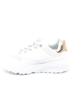 Deportivas Skechers Uno Lite Metallic blanco niña