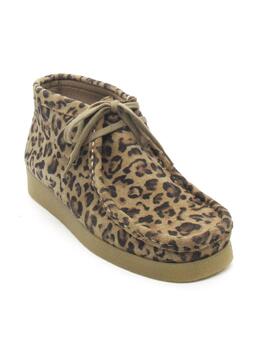 Botín Agot WALLABEE leopardo para mujer