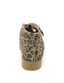 Botín Agot WALLABEE leopardo para mujer