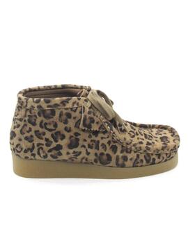 Botín Agot WALLABEE leopardo para mujer