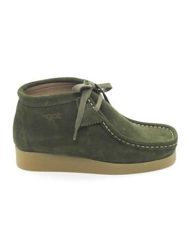 Botín Agot WALLABEE musgo para mujer