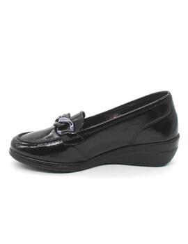 Mocasín 24 HRS 26217 negro para mujer