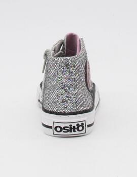 Deportivas Osito 141064  glitter para niña