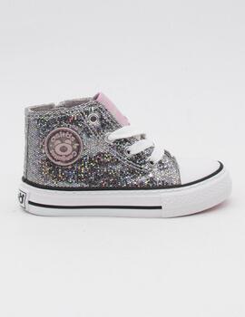 Deportivas Osito 141064  glitter para niña