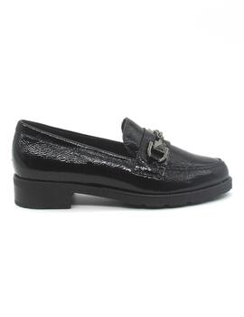 Mocasín Pitillos 10180 negro para mujer