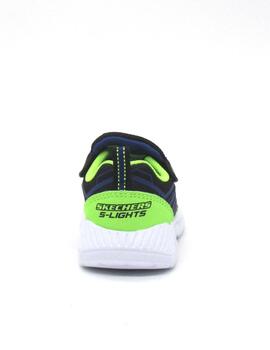 Deportivas Skechers S Lights Magna-Lights negro/ve