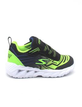 Deportivas Skechers S Lights Magna-Lights negro/ve