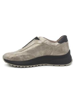 Zapato deportivo 24 HRS 26266 beige para mujer