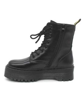 Botín Khloe 3930 negro militar para mujer