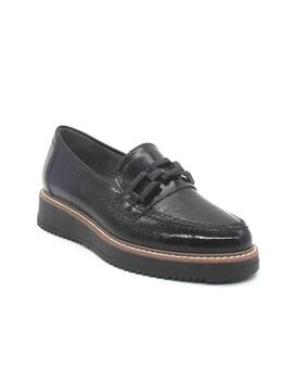 Mocasín Pitillos 10070 negro para mujer