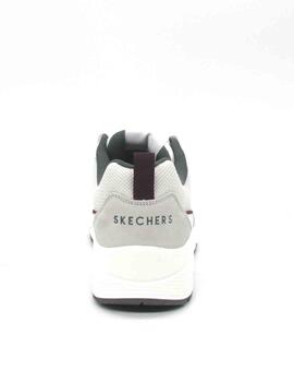 Zapatillas Skechers Uno - Retro One bco/gris