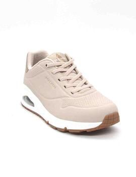 Zapatillas Skechers Uno - Shimmer Away beige