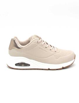 Zapatillas Skechers Uno - Shimmer Away beige