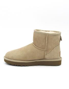 Botín UGG 1016222 beige con pelo para mujer