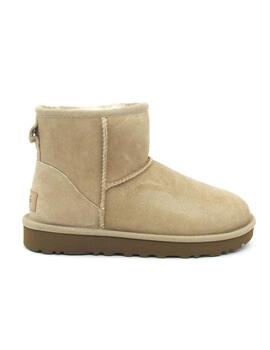 Botín UGG 1016222 beige con pelo para mujer