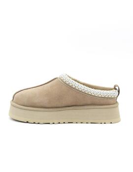 Zueco UGG 1122553 beige de plataforma para mujer