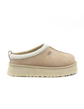 Zueco UGG 1122553 beige de plataforma para mujer